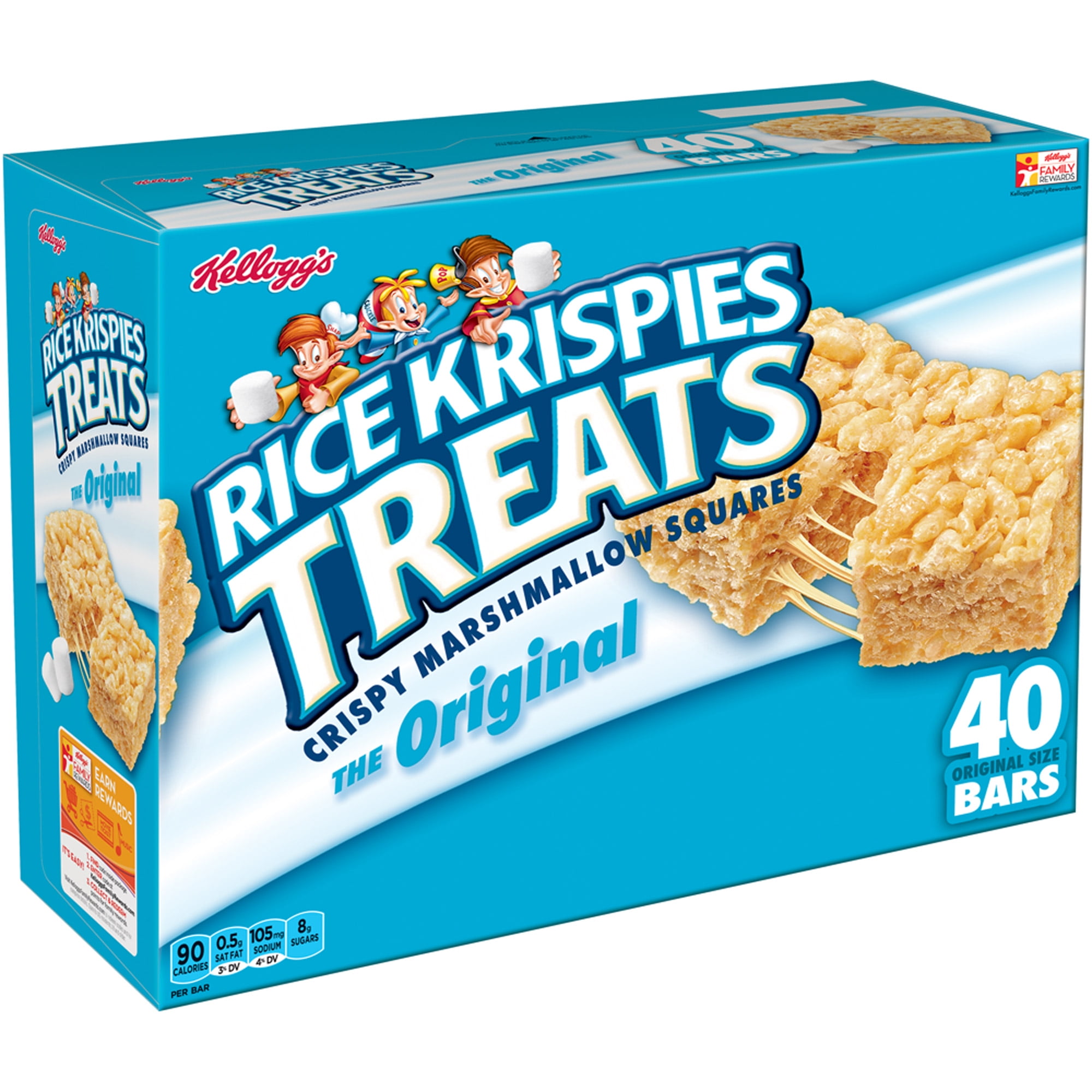 Kellogg's Rice Krispies Treats Crispy Marshmallow Squares 0.78oz 16 ct