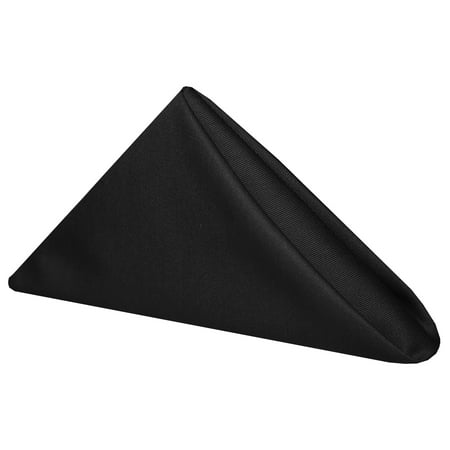 Ultimate Textile (10 Dozen) Poly-cotton Twill 17 x 17-Inch Cloth Napkins - for Restaurant and Catering Hotel or Home Dining use Black
Ultimate Textile (10 Dozen) Poly-cotton Twill 17 x 17-Inch Cloth Napkins - for Restaurant and Catering Hotel or Home Dining use Black