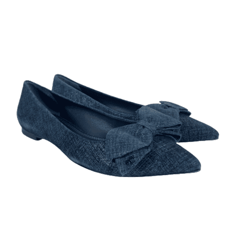 TORY BURCH ROSALIND BALLET FLAT PRINTED SUEDE