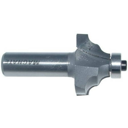 Magnate 3902 Wavy Edge Router Bit — 11/16 Cutting Height; 1/2 Shank Diameter; 2-1/2 Overall Length; 3/16 Radius; 1-1/4 Overall Diameter
Magnate 3902 Wavy Edge Router Bit — 11/16 Cutting Height; 1/2 Shank Diameter; 2-1/2 Overall Length; 3/16 Radius; 1-1/4 Overall Diameter