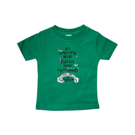 Inktastic Ride a Unicorn Dance with Fairies Swim with Mermaids Gift Baby Boy or Baby Girl T-Shirt
Inktastic Ride a Unicorn Dance with Fairies Swim with Mermaids Gift Baby Boy or Baby Girl T-Shirt