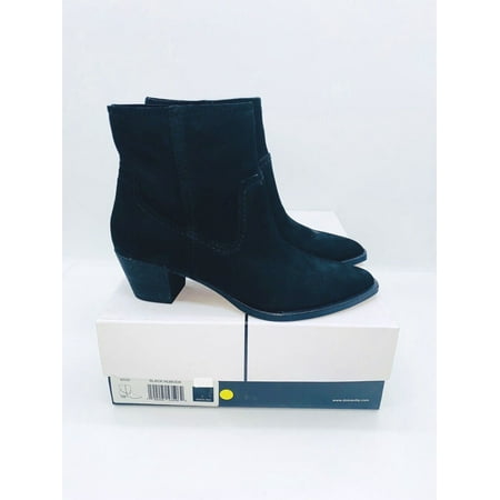 Dolce Vita Women s Kodi Pointed Toe Nubuck Booties - Black US 6M & US 7.5M