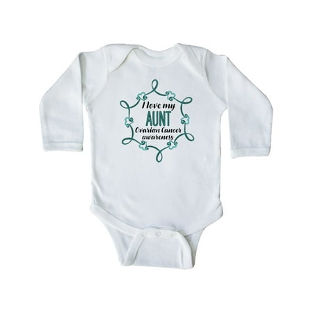 Inktastic I Love My Aunt Ovarian Cancer Awareness Gift Baby Boy or Baby Girl Long Sleeve Bodysuit
Inktastic I Love My Aunt Ovarian Cancer Awareness Gift Baby Boy or Baby Girl Long Sleeve Bodysuit