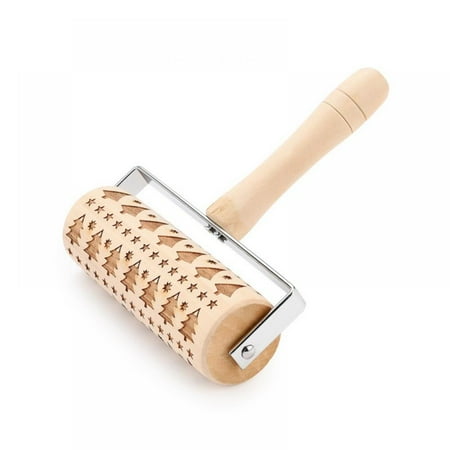 Embossed Rolling Pins with Handle Wooden Engraved Rolling Pin DIY Christmas Cookie Rolling Pin with Christmas Pattern for Kids and Adults Baking Pastry
Embossed Rolling Pins with Handle Wooden Engraved Rolling Pin DIY Christmas Cookie Rolling Pin with Christmas Pattern for Kids and Adults Baking Pastry