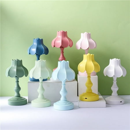 European Lotus Bedside Lamp Decor Mini LED Night Light for Room Bar Home Small Reading Table Light - Light Green
European Lotus Bedside Lamp Decor Mini LED Night Light for Room Bar Home Small Reading Table Light - Light Green