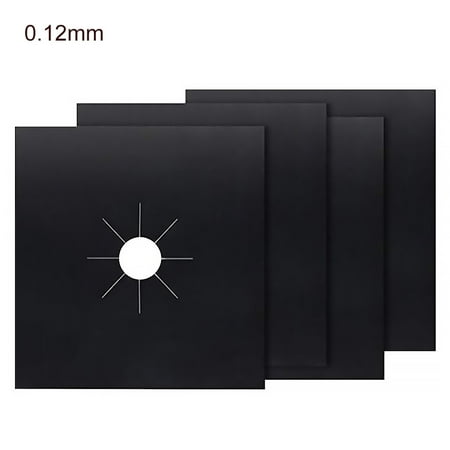 4Pcs Stove Burner Covers Stovetop Protector Liner Non-Stick Reusable Oven Pads Mats Black 270x270x0.12mm
4Pcs Stove Burner Covers Stovetop Protector Liner Non-Stick Reusable Oven Pads Mats Black 270x270x0.12mm