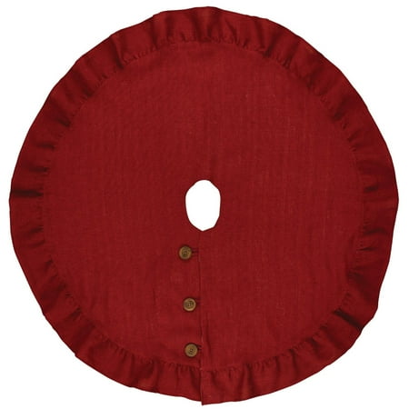 red burlap ruffle 24 inch red christmas holiday table tree red burlap ruffle 24 inch red christmas holiday table tree