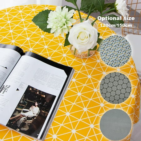Kuphy Round Cotton Table Cloths Linen Cover Party Tableware Desk Home Kitchen Decor Waterproof Anti Wrinkle Dirt Table Cover Home Decor for Dining Kitchen Garden Parties Holiday Dinner
Kuphy Round Cotton Table Cloths Linen Cover Party Tableware Desk Home Kitchen Decor Waterproof Anti Wrinkle Dirt Table Cover Home Decor for Dining Kitchen Garden Parties Holiday Dinner
