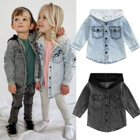 0-6Y Toddler Kids Boys Girls Hooded Shirt Button Down Baby Denim Hoodies Coat Jacket Outwear
0-6Y Toddler Kids Boys Girls Hooded Shirt Button Down Baby Denim Hoodies Coat Jacket Outwear