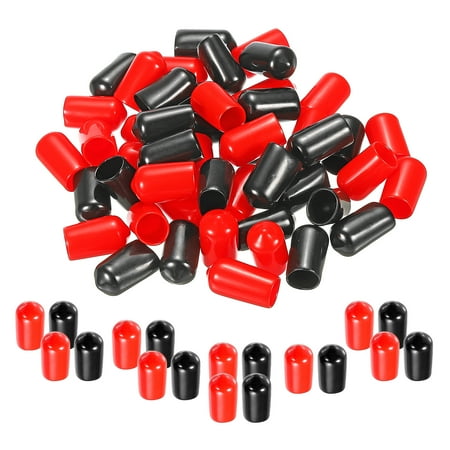 50pcs Rubber End Caps Cover Assortment 10mm Screw Thread Protector for Screw Bolt Black Red
50pcs Rubber End Caps Cover Assortment 10mm Screw Thread Protector for Screw Bolt Black Red