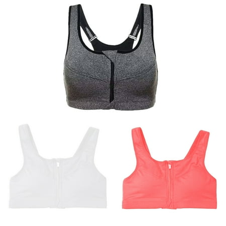 New Spring Fashion POROPL Sports Bras for Women Plus Size Fitness Running Shockproof Front Zipper Yoga Tank White Size 12
New Spring Fashion POROPL Sports Bras for Women Plus Size Fitness Running Shockproof Front Zipper Yoga Tank White Size 12