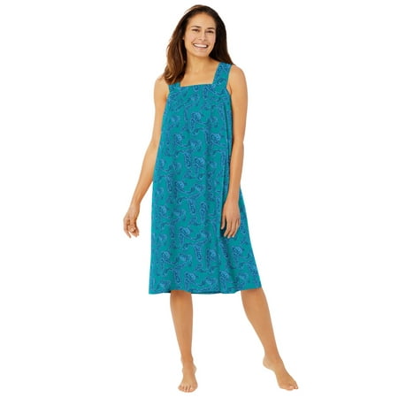 Dreams & Co. Women s Plus Size Print Sleeveless Square Neck Dress or Nightgown Dress Or Nightgown
Dreams & Co. Women s Plus Size Print Sleeveless Square Neck Dress or Nightgown Dress Or Nightgown