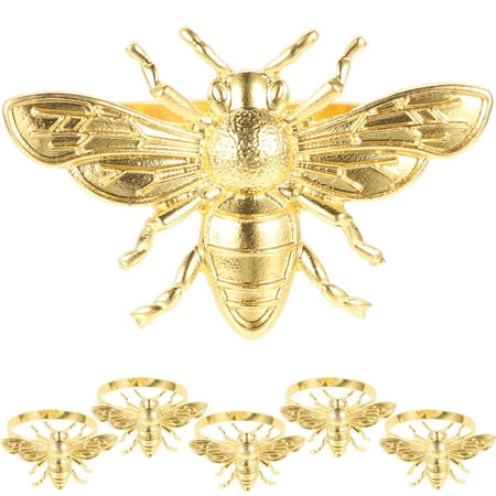 6pcs Bee Shaped Napkin Holders Metal Napkin Rings Party Dinning Table Napkin Rings Decoration
6pcs Bee Shaped Napkin Holders Metal Napkin Rings Party Dinning Table Napkin Rings Decoration