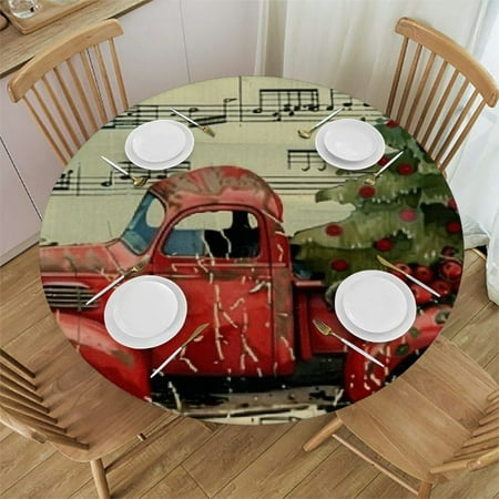 Orinice Christmas Tree Round Table Cover Stain Resistant Washable Indoor Outdoor Tablecloth Kitchen Dining Wedding Parties 100% Polyester Fiber Festive Holiday Dinner Decor 46-50
Orinice Christmas Tree Round Table Cover Stain Resistant Washable Indoor Outdoor Tablecloth Kitchen Dining Wedding Parties 100% Polyester Fiber Festive Holiday Dinner Decor 46-50