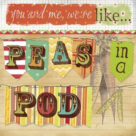 Peas In A Pod Poster Print by Carol Robinson (24 x 24)