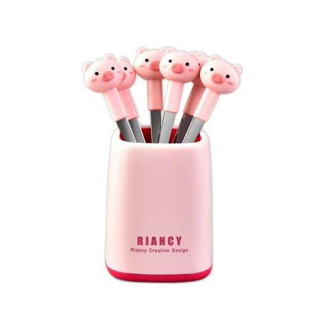 Hadanceo 1 Set Fruit Fork with Storage Box Cartoon Shape Stainless Steel Animal World Theme Kids Dessert Toothpick for Dining Room
Hadanceo 1 Set Fruit Fork with Storage Box Cartoon Shape Stainless Steel Animal World Theme Kids Dessert Toothpick for Dining Room