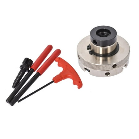 EPOTOOR Self-Centering Lathe Chuck 4-Jaw 4-Inch Set with 1-Inch × 8TPI Thread