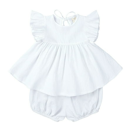 Girls Clothes Size 8 Outfits Kids Toddler Baby Girls Solid Color White Girls Summer Suit Girl Baby Thin Style Flying Sleeve Top Shorts Baby 12 Months Clothes Girl
Girls Clothes Size 8 Outfits Kids Toddler Baby Girls Solid Color White Girls Summer Suit Girl Baby Thin Style Flying Sleeve Top Shorts Baby 12 Months Clothes Girl