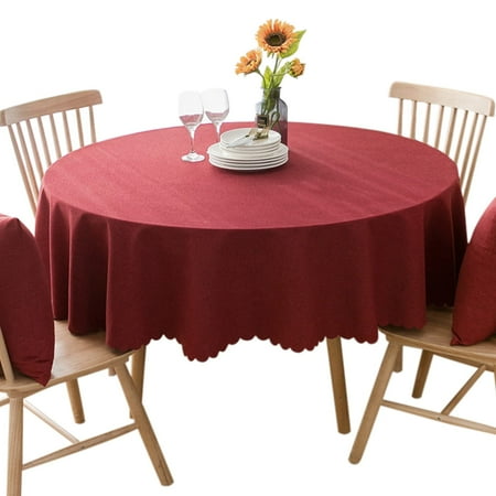Round Waterproof Tablecloth Spill-Proof and Stain Resistant Table Cloth Wrinkle Free Washable Decorative Fabric Table Cover for Kitchen Dining Parties Buffet Wedding(63 inch Red) C49
Round Waterproof Tablecloth Spill-Proof and Stain Resistant Table Cloth Wrinkle Free Washable Decorative Fabric Table Cover for Kitchen Dining Parties Buffet Wedding(63 inch Red) C49