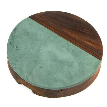 Winslow Marble Cheese Tray - Green