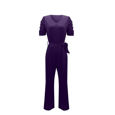 adviicd Women S Plus Size Jumpsuits Fashion Women s Floral Short Sleeve High Waist Wide Leg Pants Casual Loose Smocked Jumpsuit Romper Purple XXL
adviicd Women S Plus Size Jumpsuits Fashion Women s Floral Short Sleeve High Waist Wide Leg Pants Casual Loose Smocked Jumpsuit Romper Purple XXL