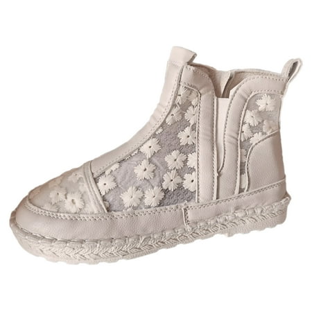 DVKOVI Women s Ankle Boots & Booties Ladies Summer Solid Color Sandal Boots Flat Lace Mesh Hollow Out Breathable Round Head Zipper Casual Shoes Womens Platform Shoes Beige 37
DVKOVI Women s Ankle Boots & Booties Ladies Summer Solid Color Sandal Boots Flat Lace Mesh Hollow Out Breathable Round Head Zipper Casual Shoes Womens Platform Shoes Beige 37