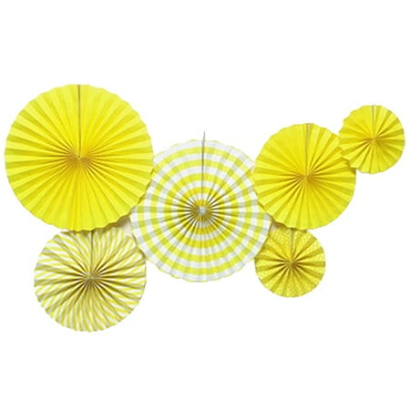 Hadanceo 6 Pcs Paper Fans Lightweight Round Flower Shape Paper Non-fading Flower Fans for Home
Hadanceo 6 Pcs Paper Fans Lightweight Round Flower Shape Paper Non-fading Flower Fans for Home