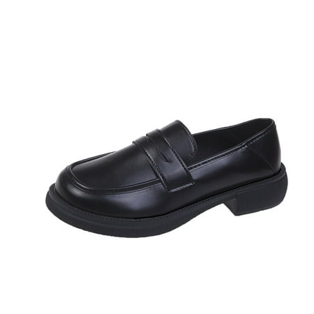 Women‘s Block Heel Black Loafers Anti-slip Low Heel Slip On Shoes Round Toe Low Top Shoes
Women‘s Block Heel Black Loafers Anti-slip Low Heel Slip On Shoes Round Toe Low Top Shoes