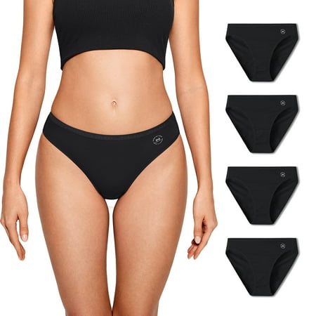 SOULVOR Natrelax Women s Underwear Briefs Cotton Panties High Waist High Cut Tagless Panty 4 Pack High Cut-Black (4pack) Medium
SOULVOR Natrelax Women s Underwear Briefs Cotton Panties High Waist High Cut Tagless Panty 4 Pack High Cut-Black (4pack) Medium
