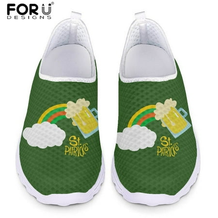 FORUDESIGNS Loafers for Ladies Shoes Air Mesh Sneakers Shoe St. Patrick s Day Pattern Slip-on Flats Women Summer Beach Footwear
FORUDESIGNS Loafers for Ladies Shoes Air Mesh Sneakers Shoe St. Patrick s Day Pattern Slip-on Flats Women Summer Beach Footwear