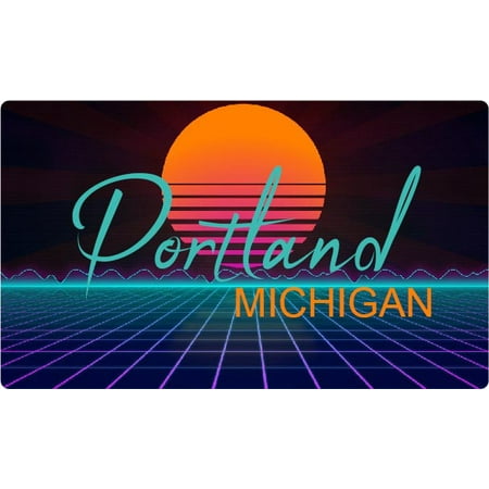 Strasburg Illinois 4 X 2.25-Inch Fridge Magnet Retro Neon Design