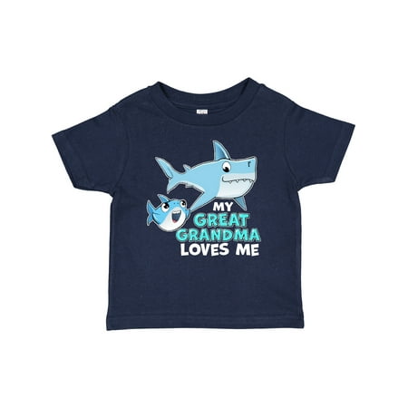 Inktastic My Great Grandma Loves Me with Cute Sharks Gift Baby Boy or Baby Girl T-Shirt
Inktastic My Great Grandma Loves Me with Cute Sharks Gift Baby Boy or Baby Girl T-Shirt