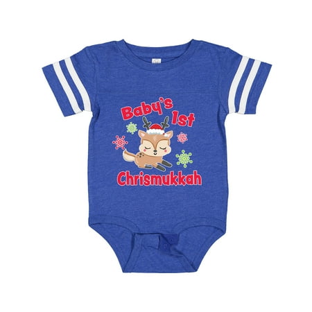Inktastic Baby s 1st Chrismukkah with Cute Reindeer and Snowflakes Gift Baby Boy or Baby Girl Bodysuit
Inktastic Baby s 1st Chrismukkah with Cute Reindeer and Snowflakes Gift Baby Boy or Baby Girl Bodysuit