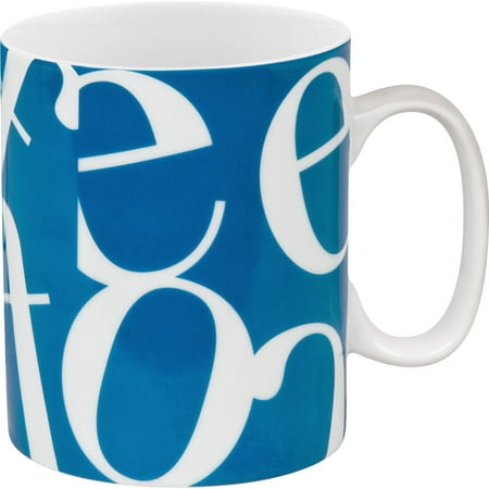 Coffee Writing Blue