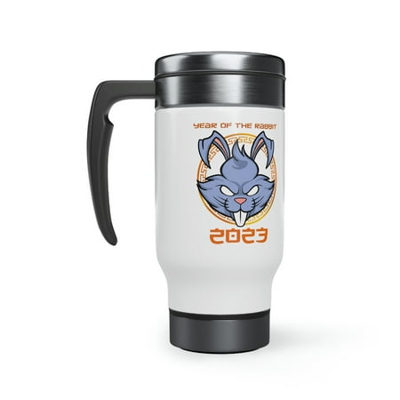 Dealvie Chinese Year Of The Rabbit Stainless Steel Travel Mug with Handle 14-ounce
Dealvie Chinese Year Of The Rabbit Stainless Steel Travel Mug with Handle 14-ounce