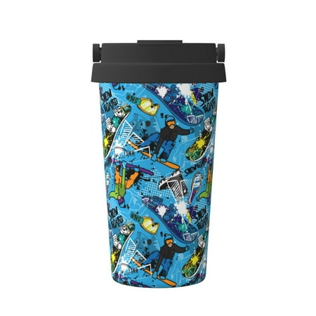 Uemuo snow board blue Print Carry Insulated Coffee Mug Travel Mug with Hidden Handle Insulated Coffee Flask Leak-proof Travel Mug Insulated Mug for Office
Uemuo snow board blue Print Carry Insulated Coffee Mug Travel Mug with Hidden Handle Insulated Coffee Flask Leak-proof Travel Mug Insulated Mug for Office