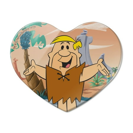 The Flintstones Barney Character Heart Acrylic Fridge Refrigerator Magnet