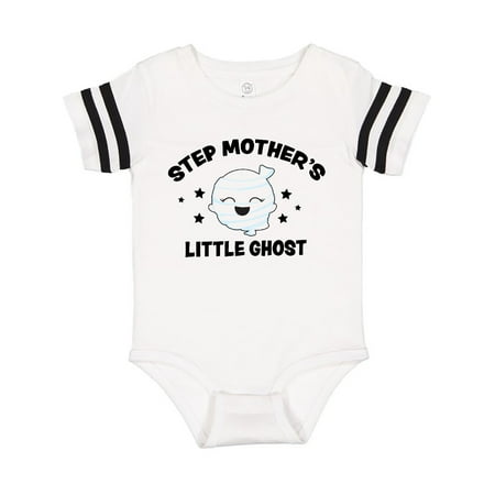 Inktastic Cute Step Mother s Little Ghost with Stars Gift Baby Girl Bodysuit