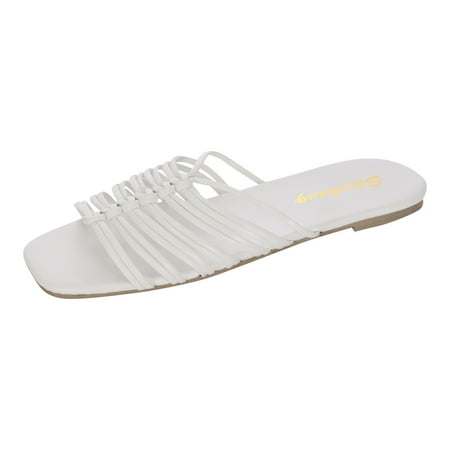 BELLZELY Womens Shoes Wide Width Clearance Women s Solid Casual Vacation Open Toe Pinch Toe Flat Beach Sandals
BELLZELY Womens Shoes Wide Width Clearance Women s Solid Casual Vacation Open Toe Pinch Toe Flat Beach Sandals