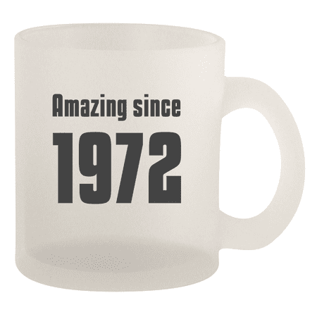 Amazing Since 1972 - 10oz Frosted Coffee Mug Cup Frosted