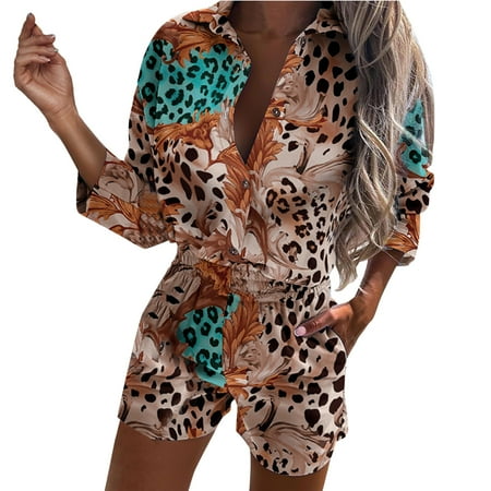 QYZEU Swimming Shorts for Women Juniors Swim Bottoms Women S Notch Collar Print Sleepwear Two Piece Pajama Set
QYZEU Swimming Shorts for Women Juniors Swim Bottoms Women S Notch Collar Print Sleepwear Two Piece Pajama Set