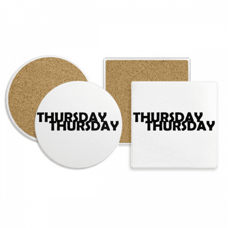 Stylish Characters Thursday Coaster Cup Mug Holder Absorbent Stone Cork Base Set
Stylish Characters Thursday Coaster Cup Mug Holder Absorbent Stone Cork Base Set