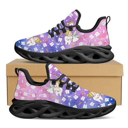 Lace Up Dentist Fairy Print Sneakers For Women Cartoon Tooth/Dental Design Vulcanized Shoes Comfortable Casual Jogging Shoes
Lace Up Dentist Fairy Print Sneakers For Women Cartoon Tooth/Dental Design Vulcanized Shoes Comfortable Casual Jogging Shoes