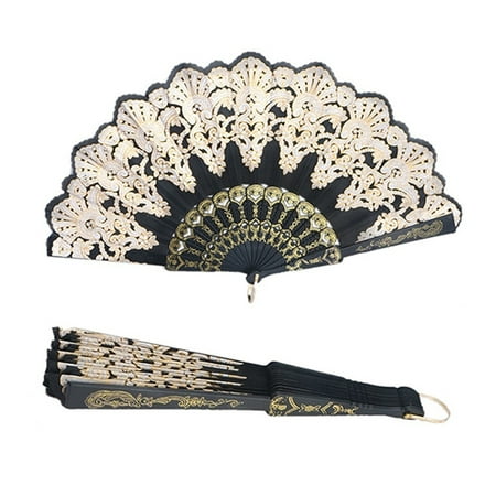 Meidiya Ethnic Style Folding Hand Held Fan for Women Flower Pattern Chinese Vintage Exquisite Lace Folding Fan fit for Dance Party Wedding
Meidiya Ethnic Style Folding Hand Held Fan for Women Flower Pattern Chinese Vintage Exquisite Lace Folding Fan fit for Dance Party Wedding