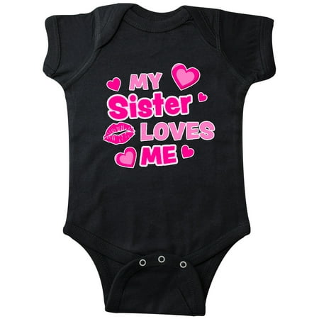 Inktastic My Sister Loves Me with Hearts and Kiss Gift Baby Boy or Baby Girl Bodysuit
Inktastic My Sister Loves Me with Hearts and Kiss Gift Baby Boy or Baby Girl Bodysuit