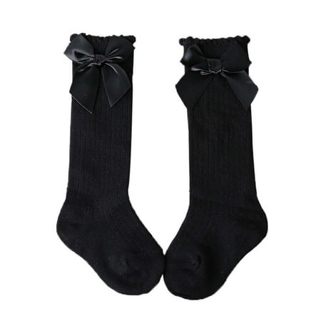 Xfvqtps Toddlers Girls Knee High Socks Cute Lace Bow Long Tube Solid Color Princess Sweet Soft Elastic Comfortable Warm Winter Cotton Socks Black
Xfvqtps Toddlers Girls Knee High Socks Cute Lace Bow Long Tube Solid Color Princess Sweet Soft Elastic Comfortable Warm Winter Cotton Socks Black
