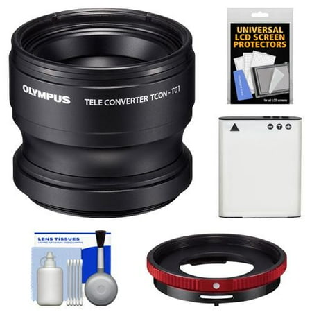 Olympus TCON-T01 Telephoto Converter Lens for Tough TG-3, TG-4 & TG-5 Waterproof Digital Camera + CLA-T01 Conv