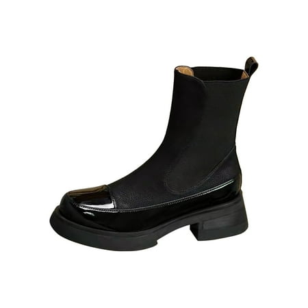 Women Chunky Heel Booties Lightweight High Heel Casual Solid Color Platform Thick Heel Round Toe Leopard Lace Up Ankle Boots Black Boots women size 5.5
Women Chunky Heel Booties Lightweight High Heel Casual Solid Color Platform Thick Heel Round Toe Leopard Lace Up Ankle Boots Black Boots women size 5.5