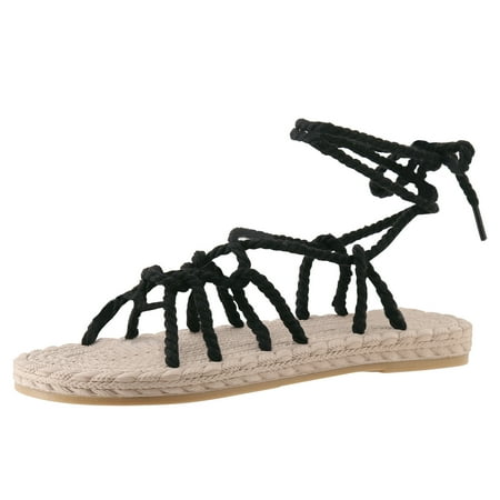 LIANGP Women s Sandals Sandals Fashion New Pattern Summer Colored Open Toe Breathable Large Comfortable Lace Up Women s Shoes Black Size 7
LIANGP Women s Sandals Sandals Fashion New Pattern Summer Colored Open Toe Breathable Large Comfortable Lace Up Women s Shoes Black Size 7