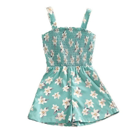 Little Child Baby Girl Summer Clothes Floral Romper Tie Up Strap Jumpsuit Summer Sling Playsuit 3—7 Years
Little Child Baby Girl Summer Clothes Floral Romper Tie Up Strap Jumpsuit Summer Sling Playsuit 3—7 Years
